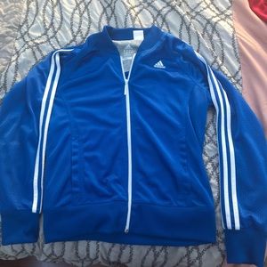 Royal Blue Adidas Zip Up